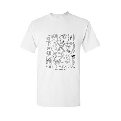 M&M Illustrations White T-Shirt