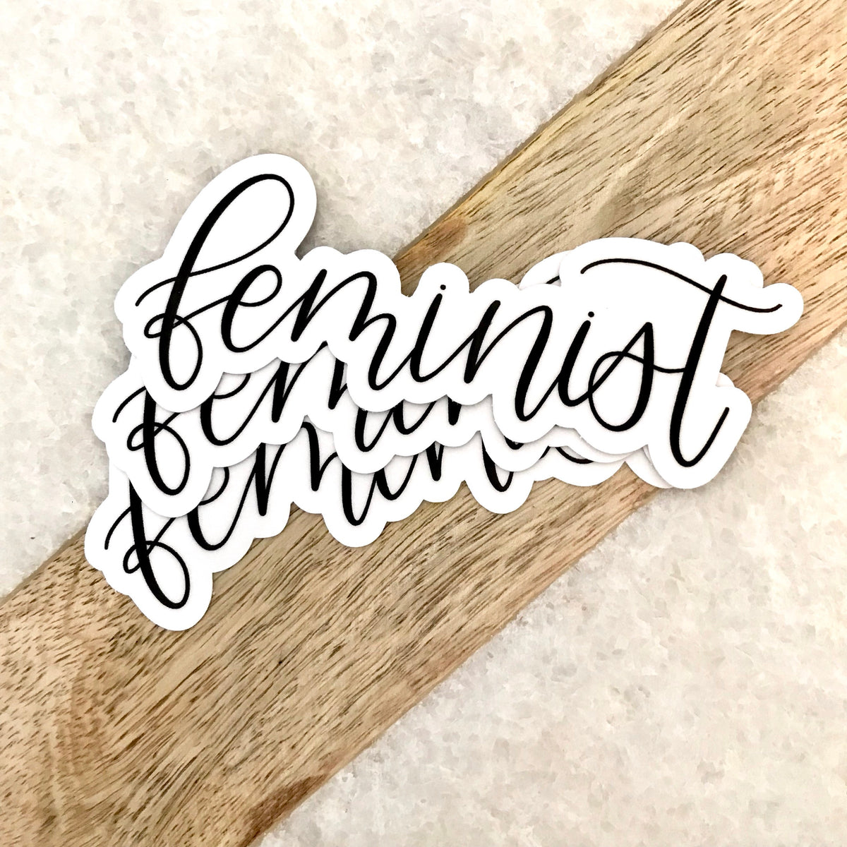 Waterproof Vinyl Sticker, 4x1.5"