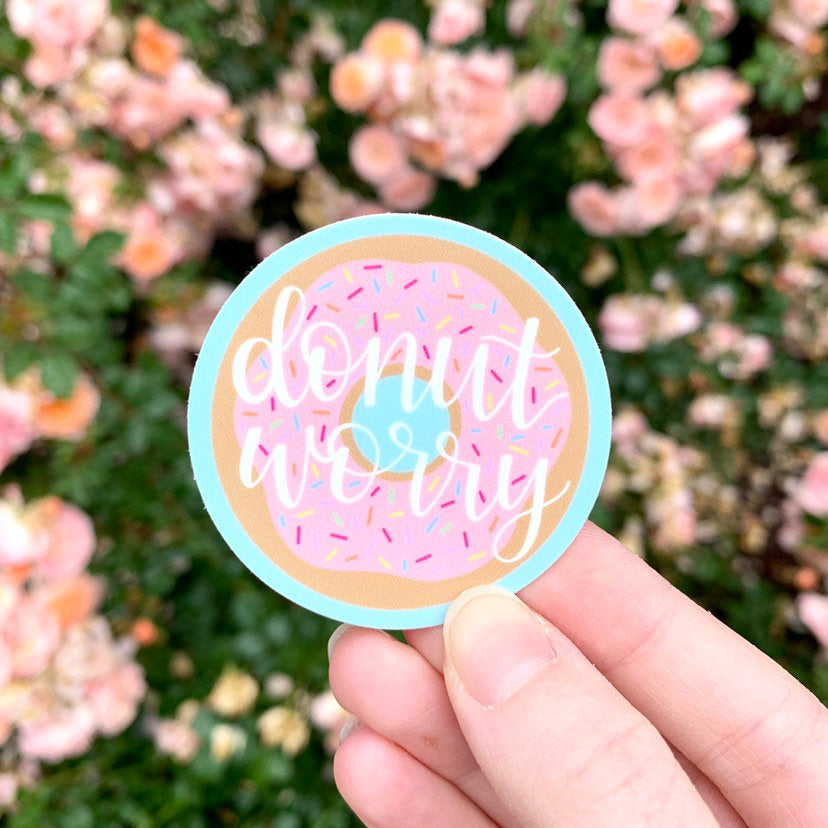 Waterproof Vinyl Sticker, 2x2 in.