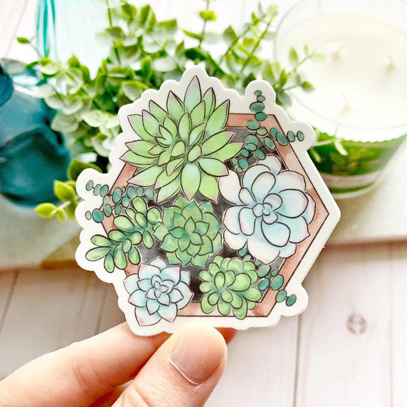 Waterproof Vinyl Sticker, 3x3"