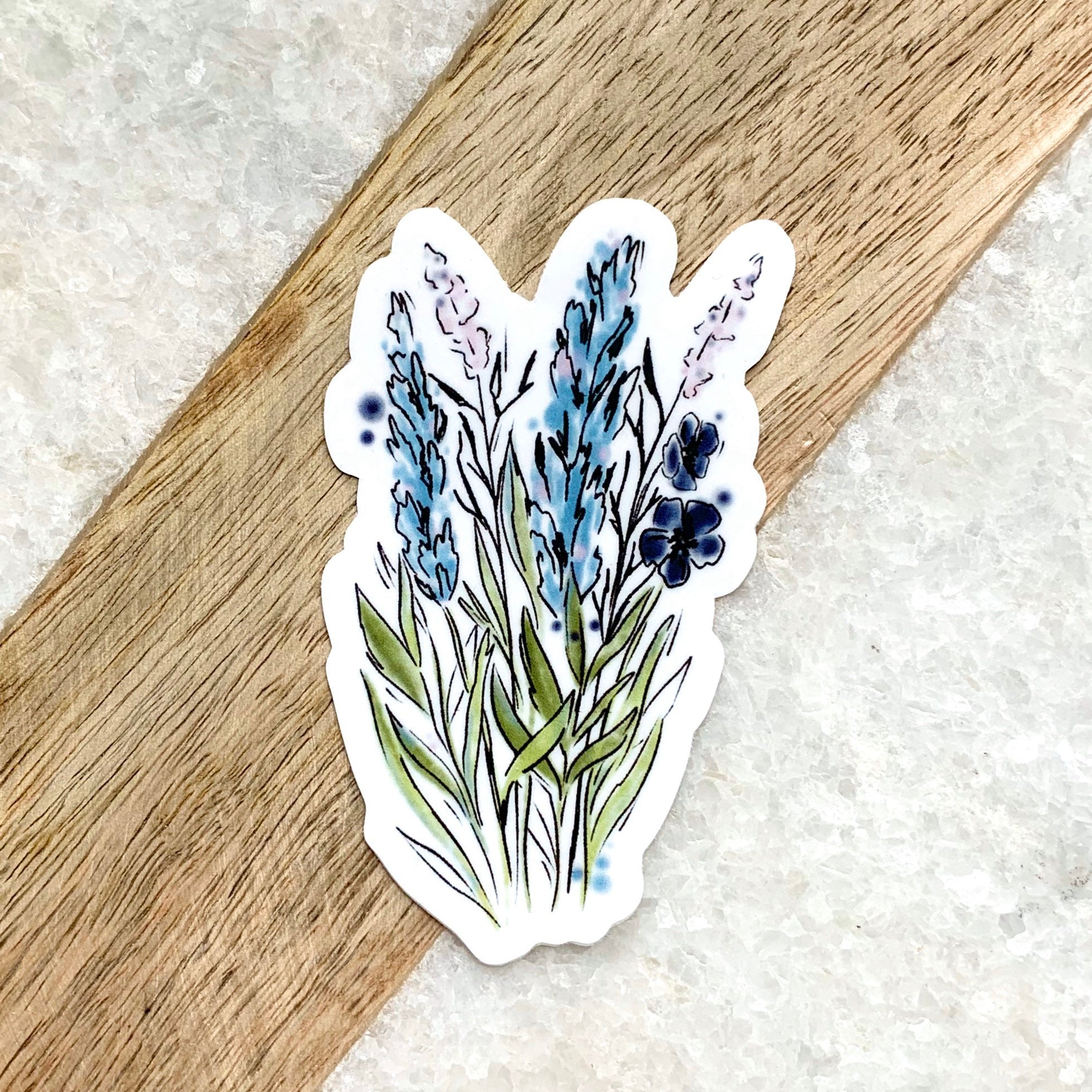 Waterproof Vinyl Sticker, 3x2"