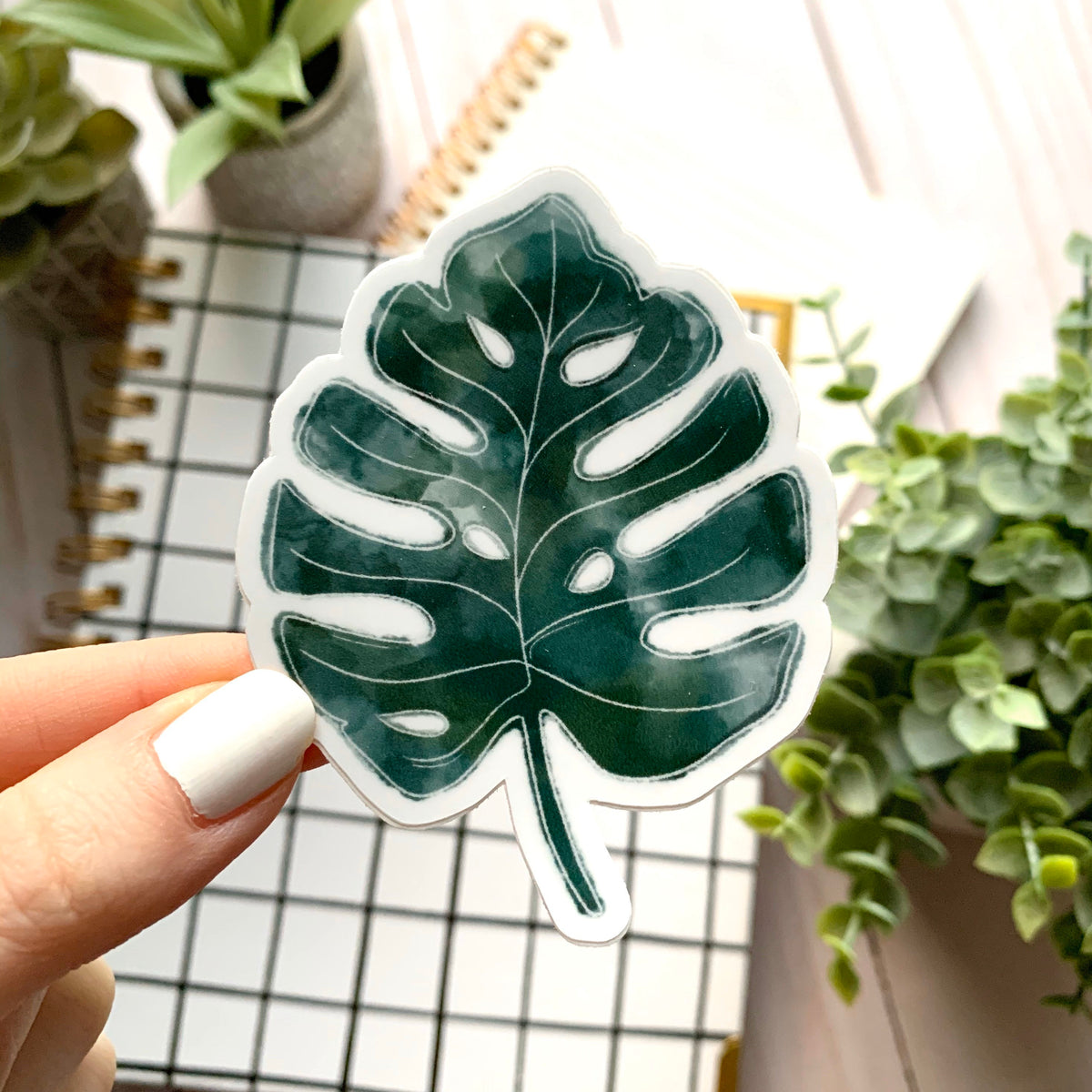 Waterproof Vinyl Sticker, 3x2.5"