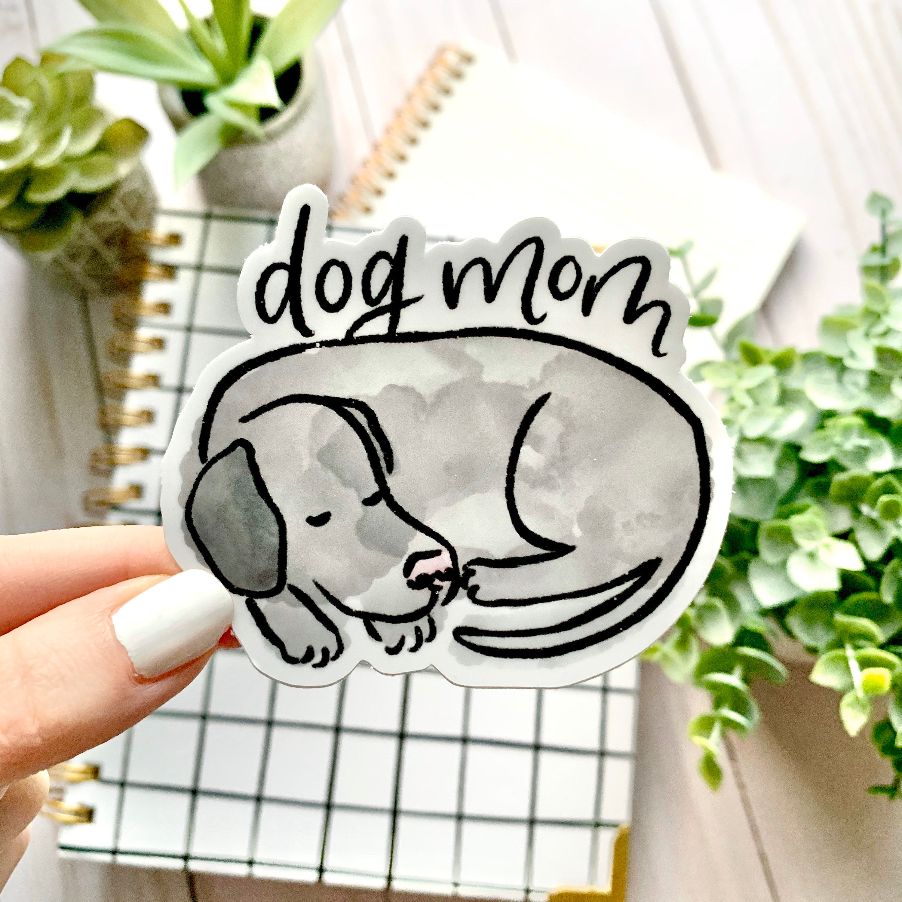 Waterproof Vinyl Sticker, 2.5x3in