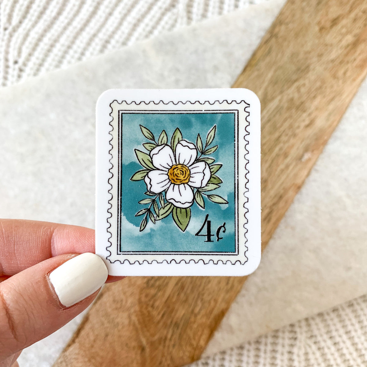Waterproof Vinyl Sticker, 2x1.75"