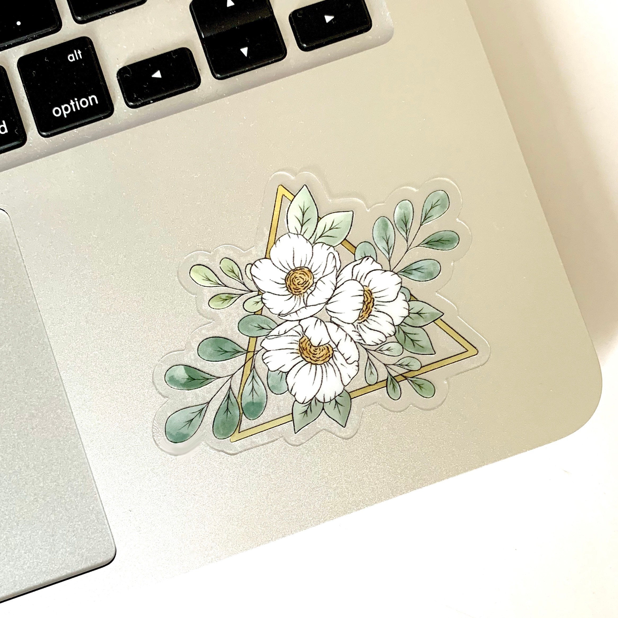 Clear Waterproof Vinyl Sticker, 3.35x2.25"