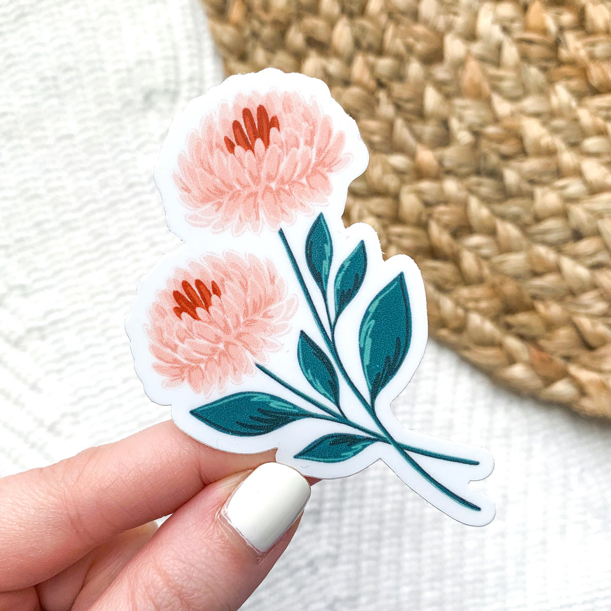 Waterproof Vinyl Sticker, 3.25x2.25"