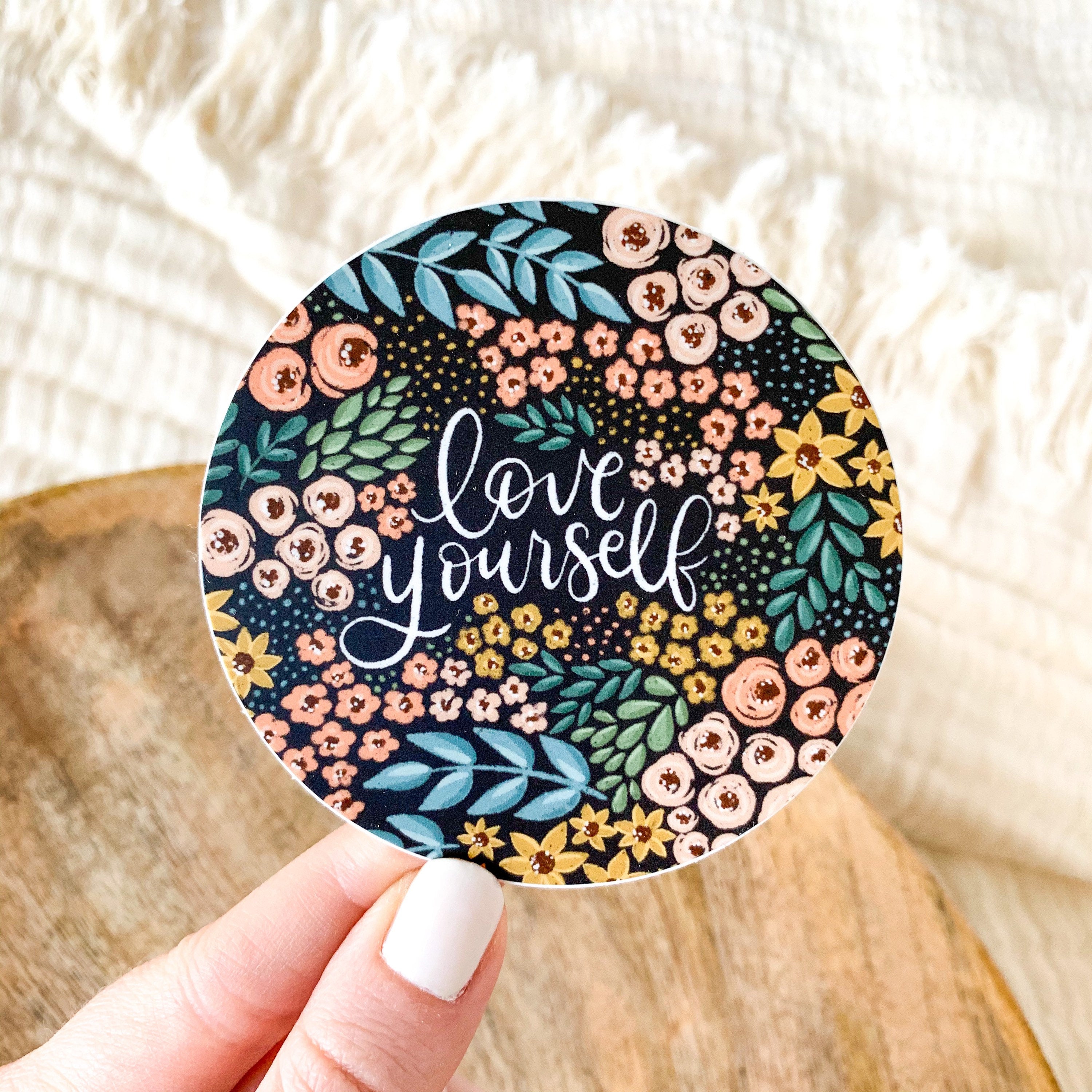 Waterproof Vinyl Sticker, 3x3"