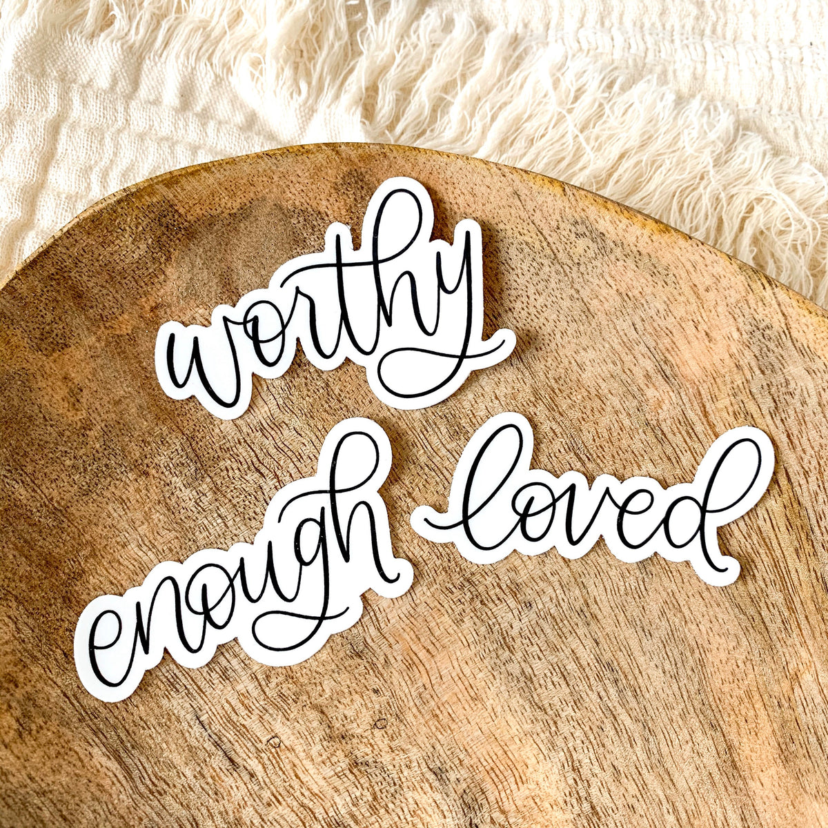Waterproof Vinyl Sticker, 3x1.25"