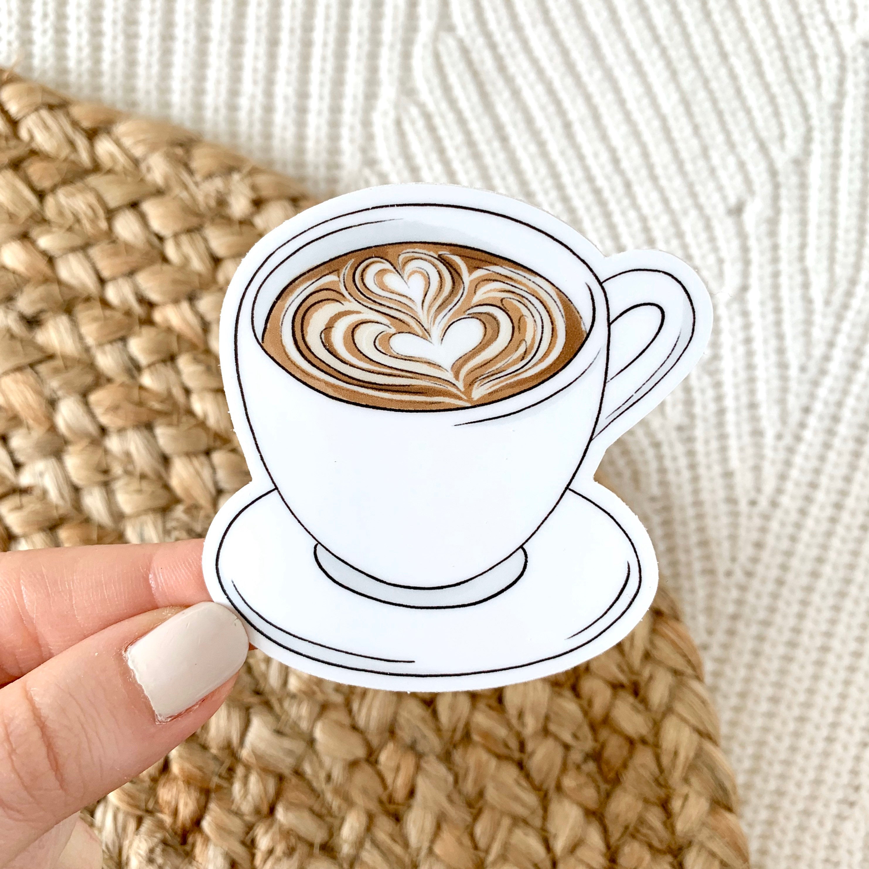 Waterproof Vinyl Sticker, 2.5x2.5"