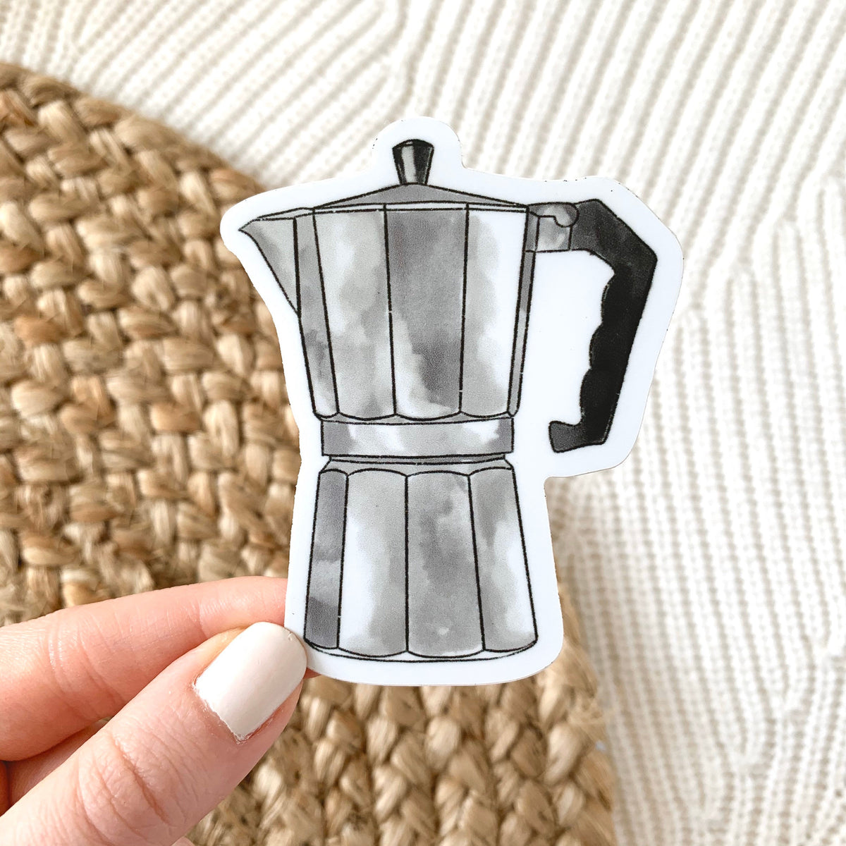 Waterproof Vinyl Sticker, 3x2.25"