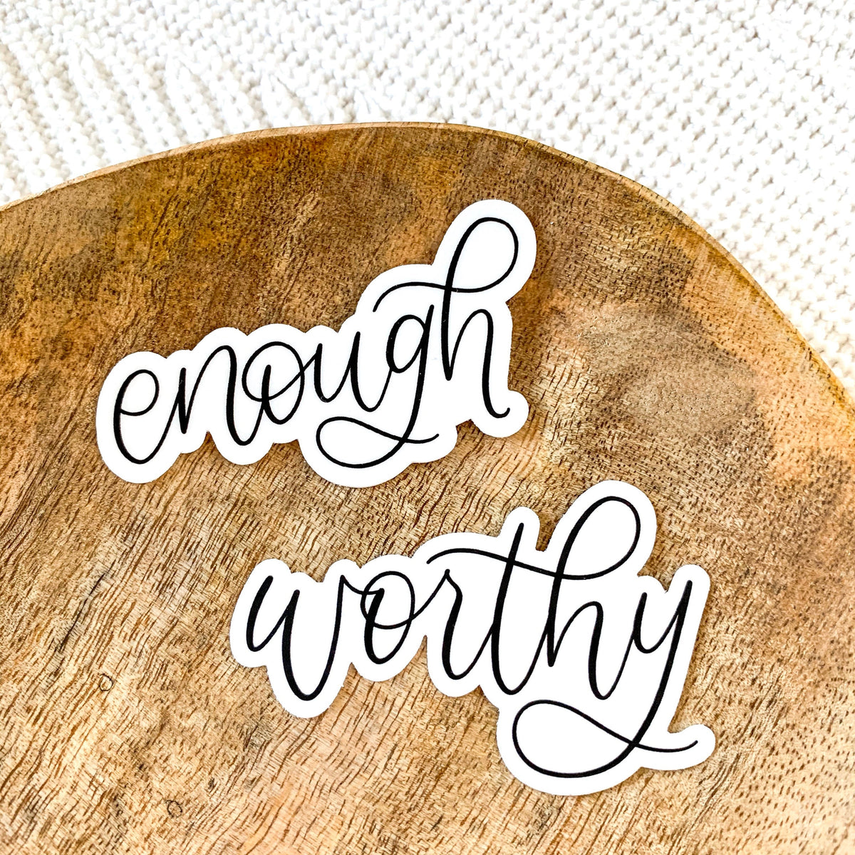 Waterproof Vinyl Sticker, 3x1.75"
