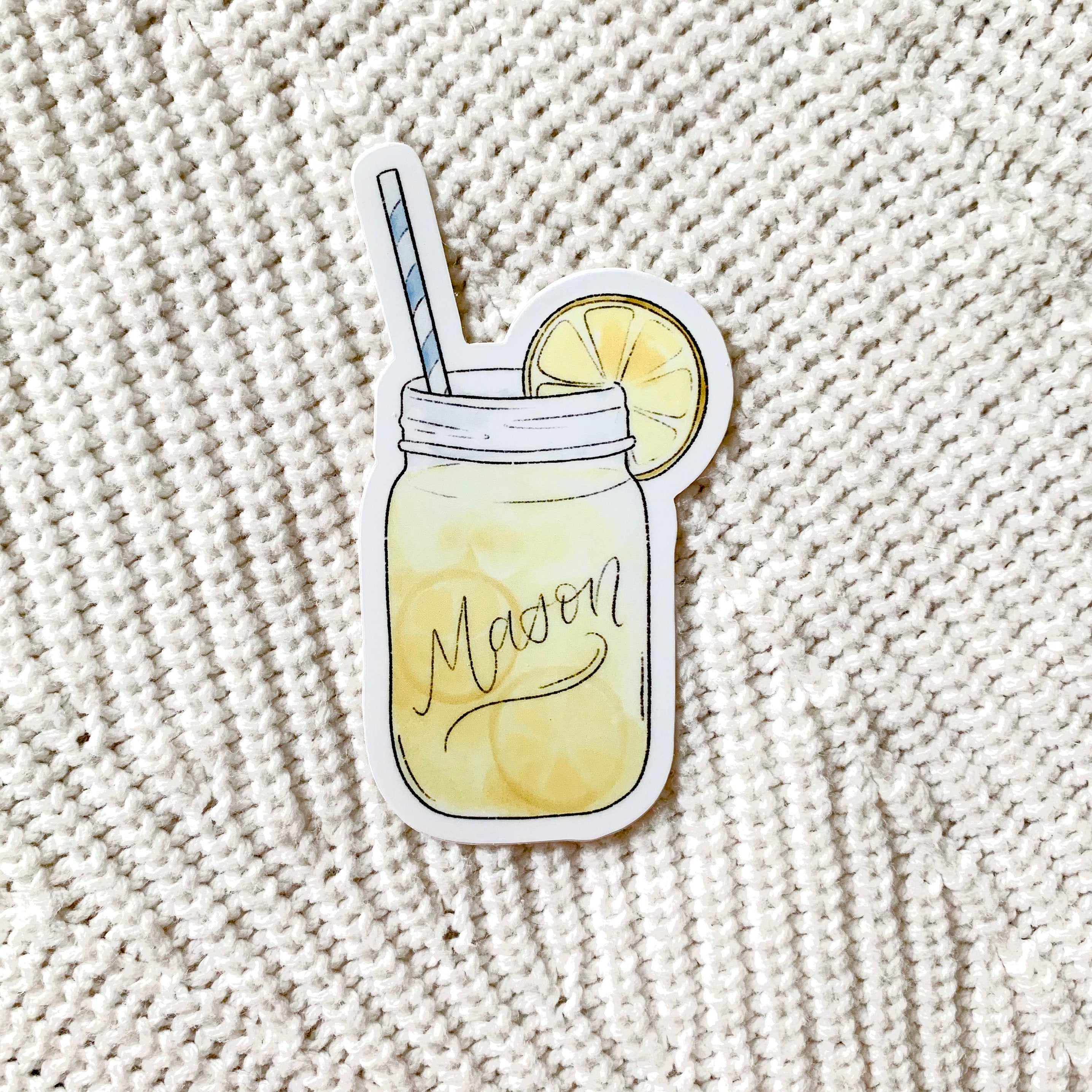 Waterproof Vinyl Sticker, 3.5x2"