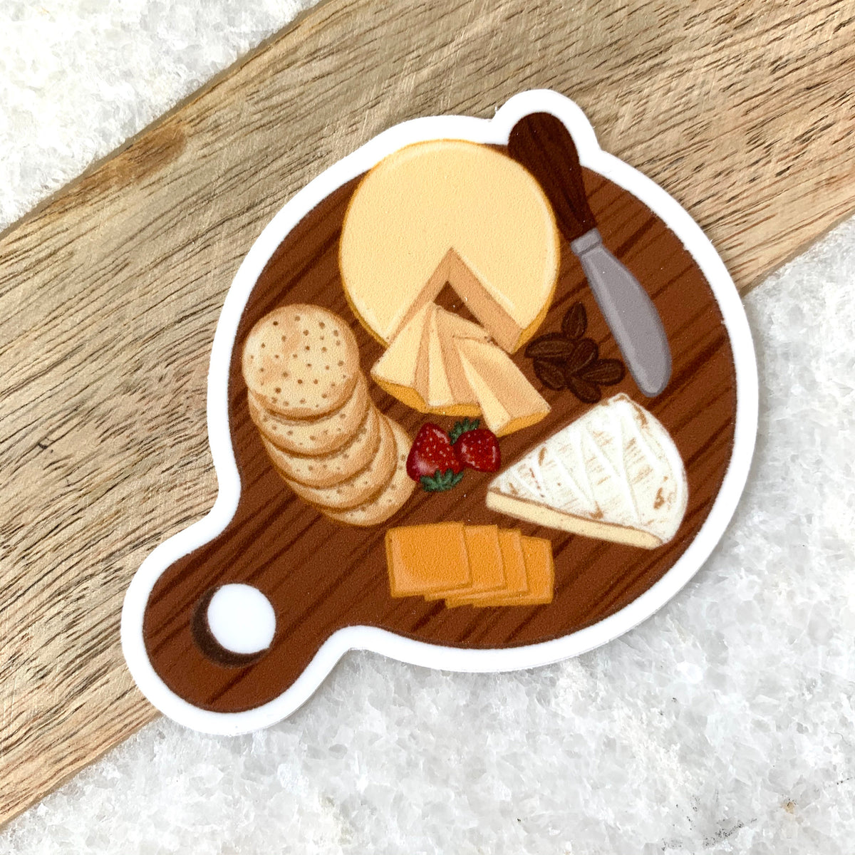 Waterproof Vinyl Sticker, 3x2.25"