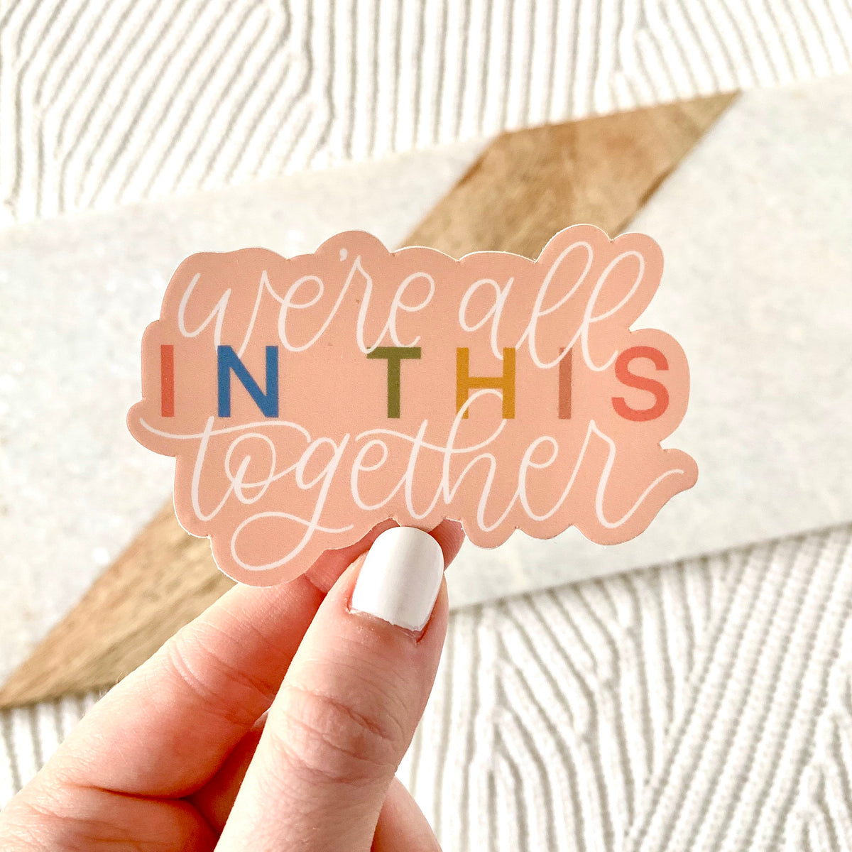 Waterproof Vinyl Sticker, 3x2"