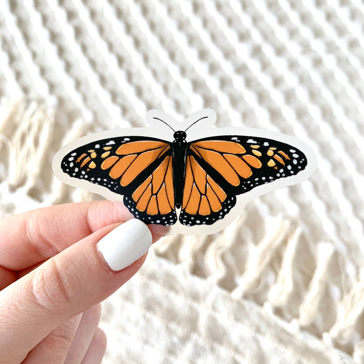Clear Waterproof Vinyl Sticker, 3x1.5"