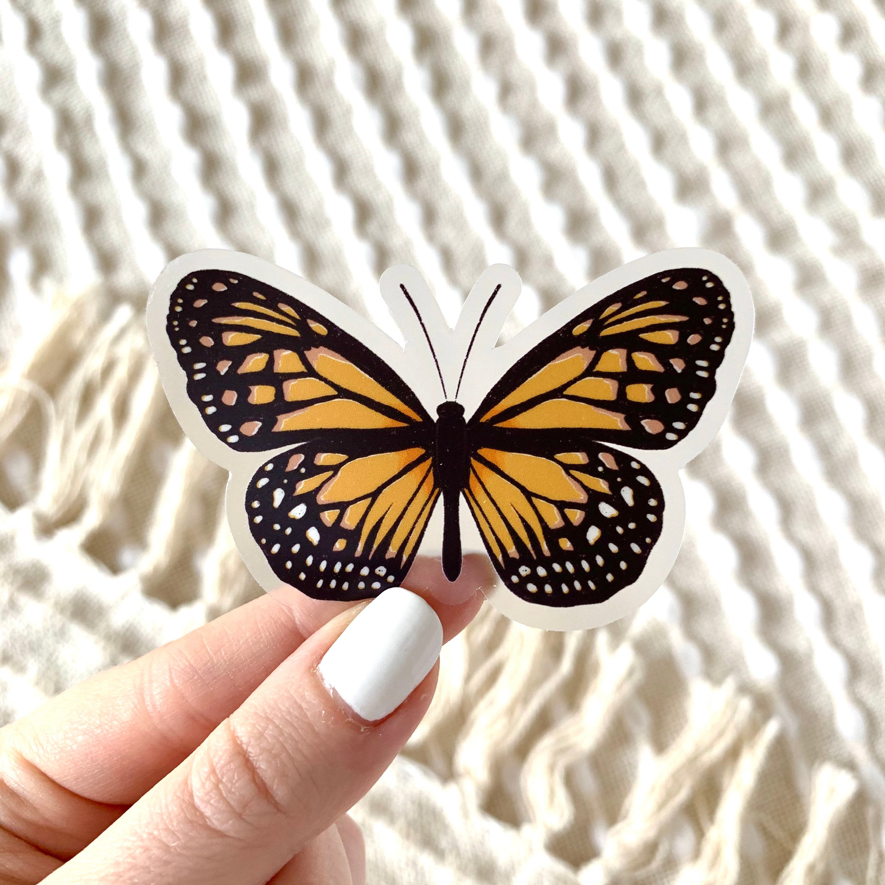 Clear Waterproof Vinyl Sticker, 3x1.5 in.