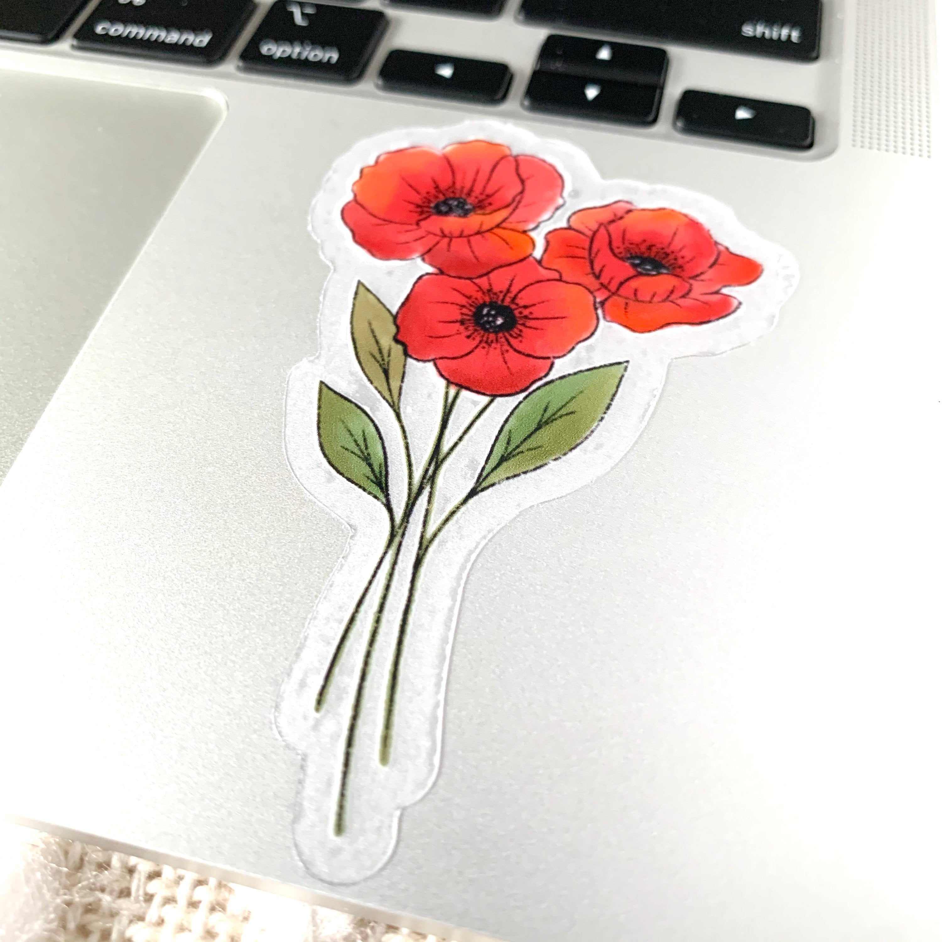 Clear Waterproof Vinyl Sticker, 3.5x2.25"