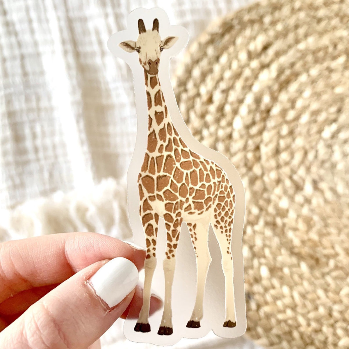 Clear Waterproof Vinyl Sticker, 4x1.5"