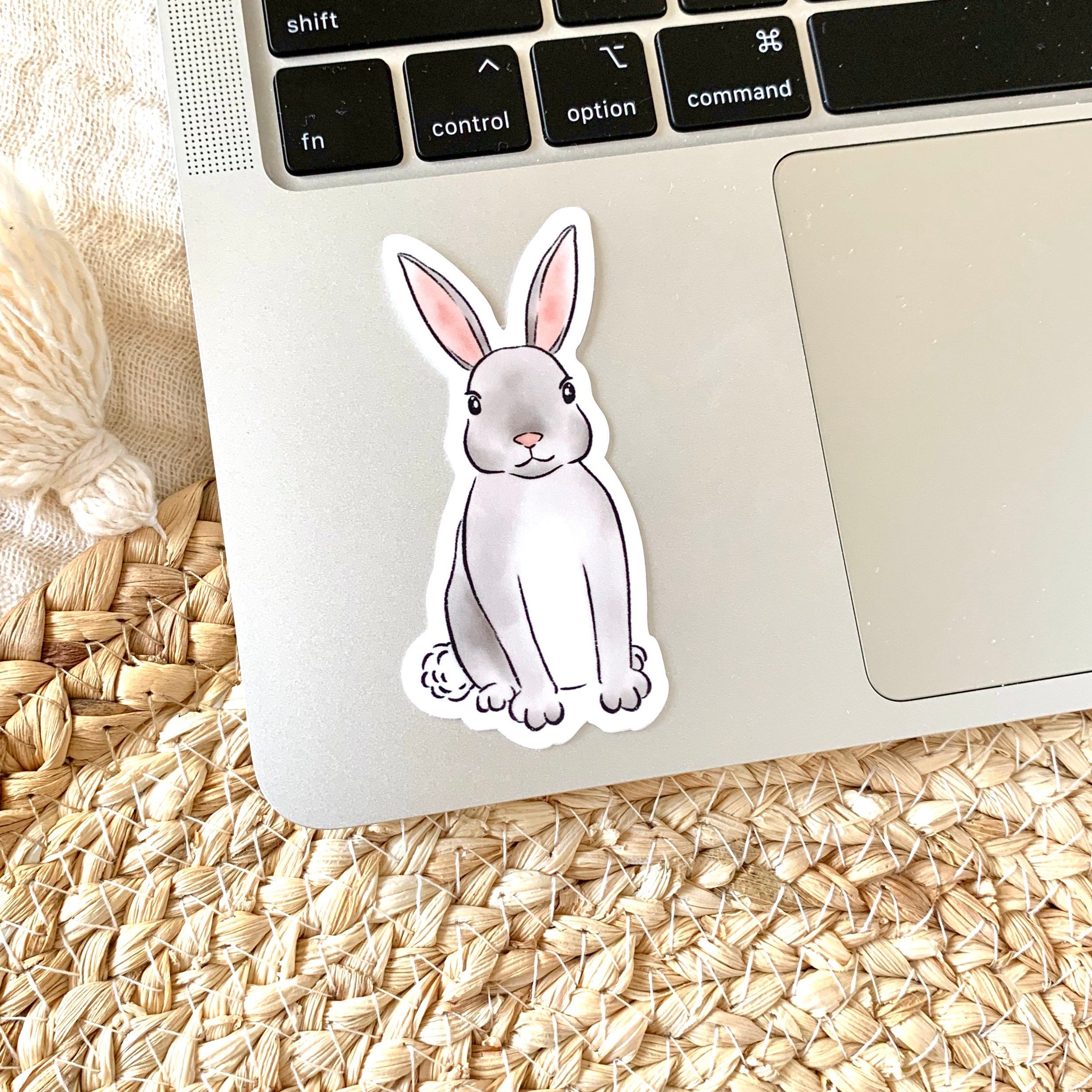 Waterproof Vinyl Sticker, 2.5x1.5"