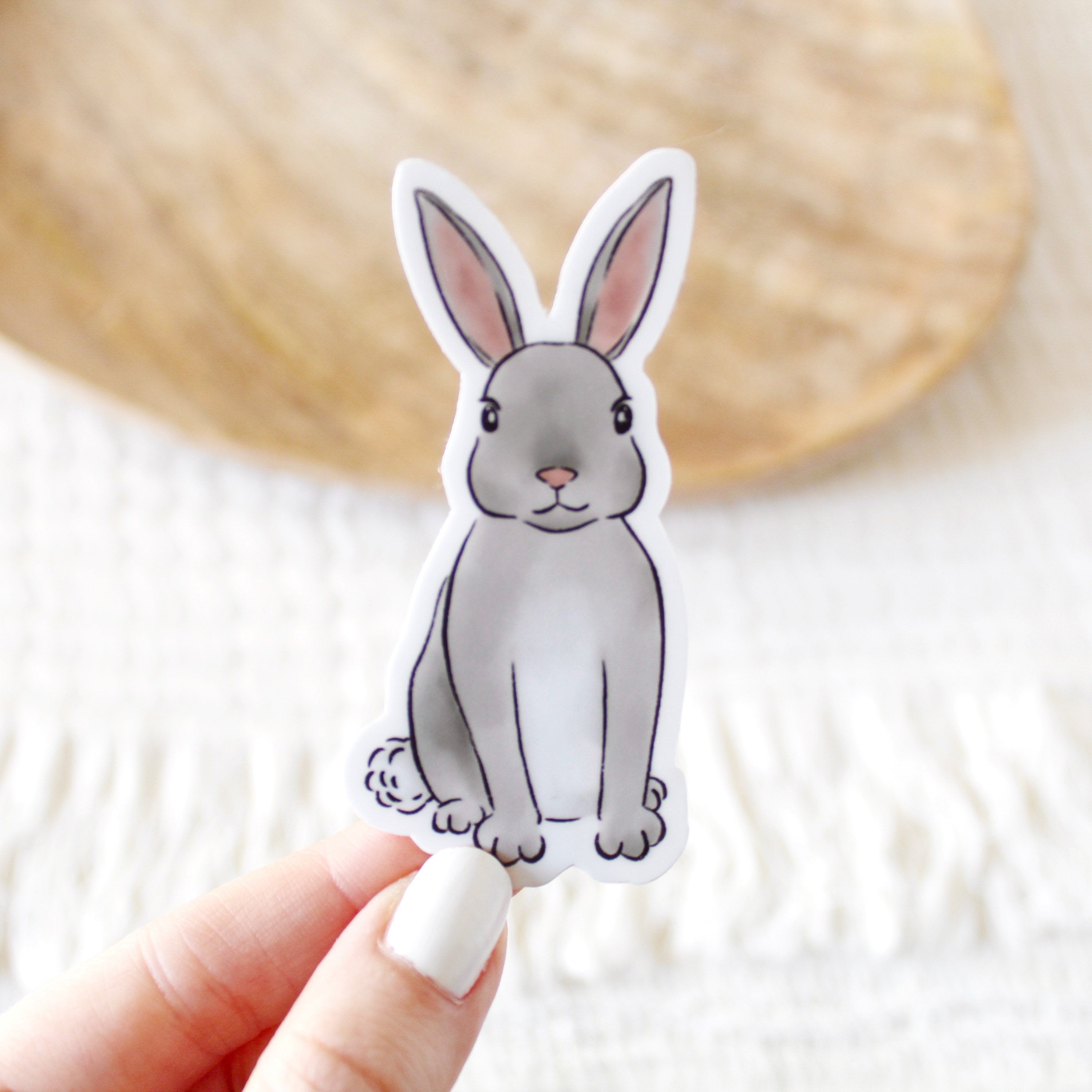 Waterproof Vinyl Sticker, 2.5x1.5"