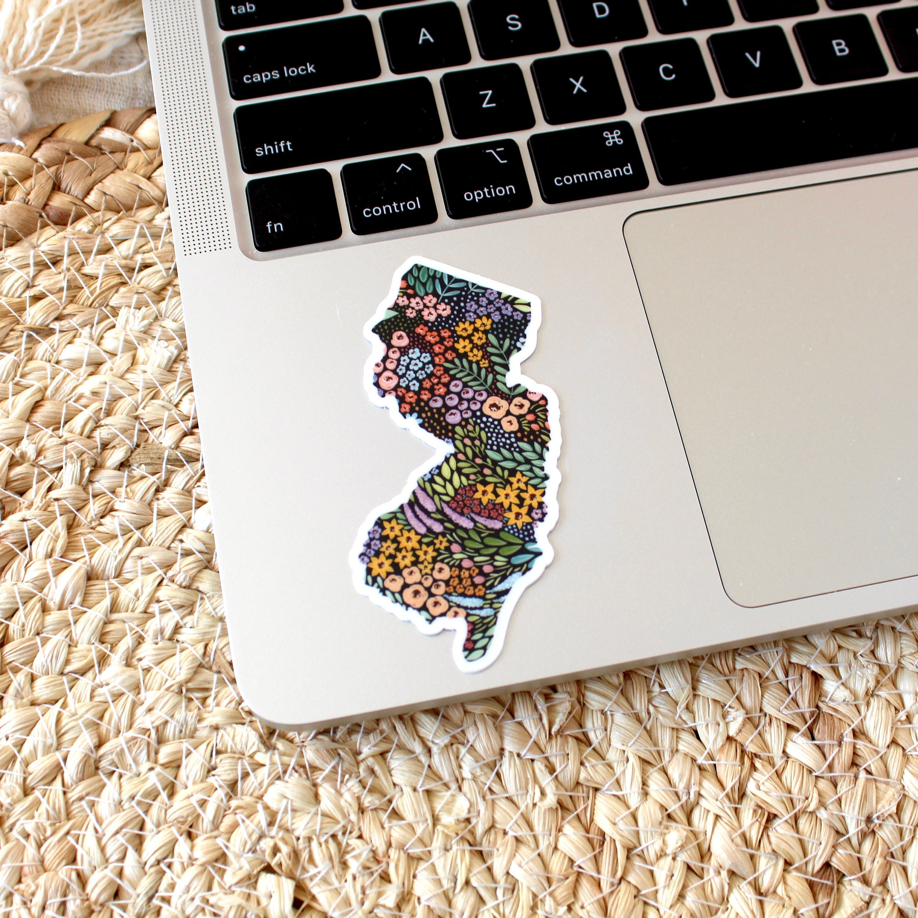 Waterproof Vinyl State Sticker, 2.75x1.75"