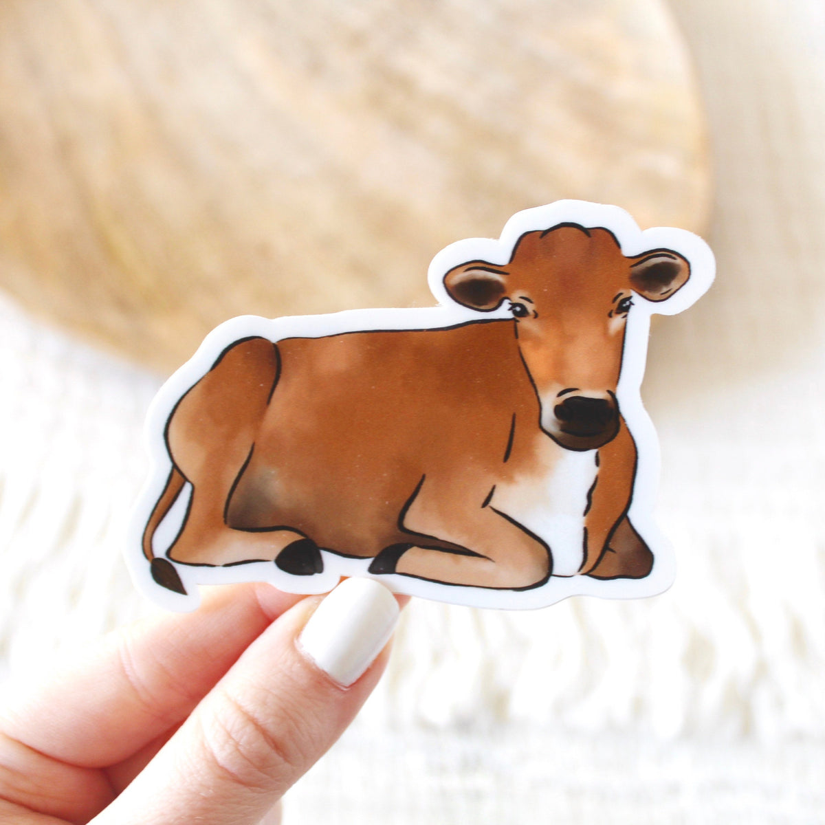 Waterproof Vinyl Sticker, 3.25x2.25"