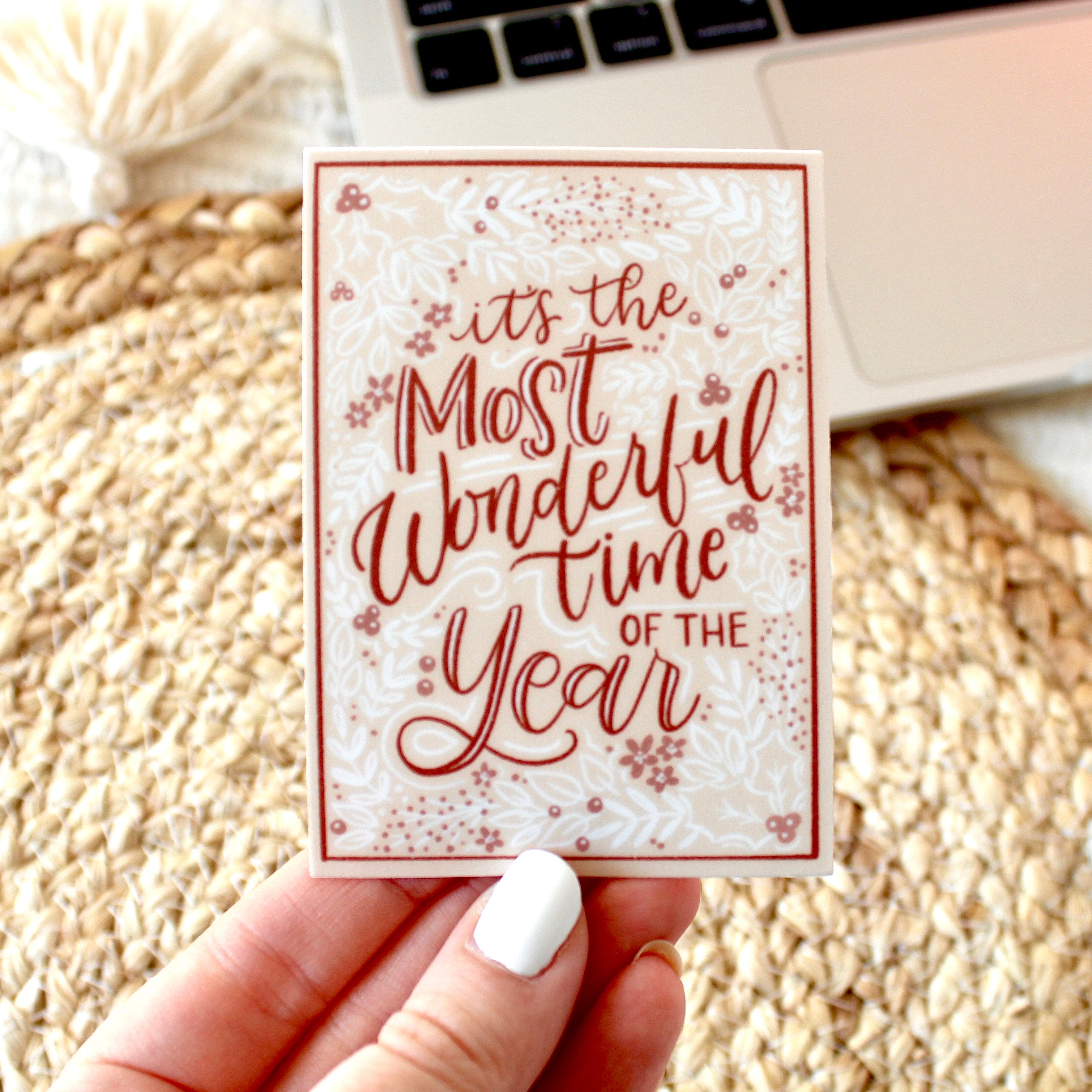 Waterproof Vinyl Sticker, 3.5x2.5"