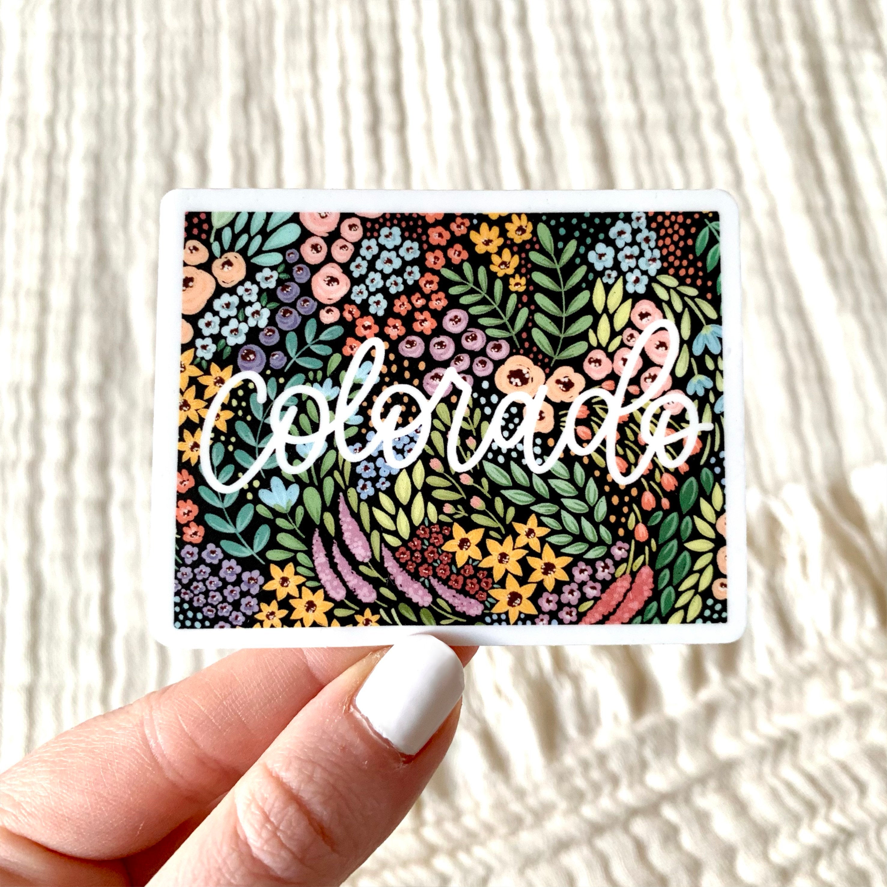 Waterproof Vinyl State Sticker, 3x2.25"