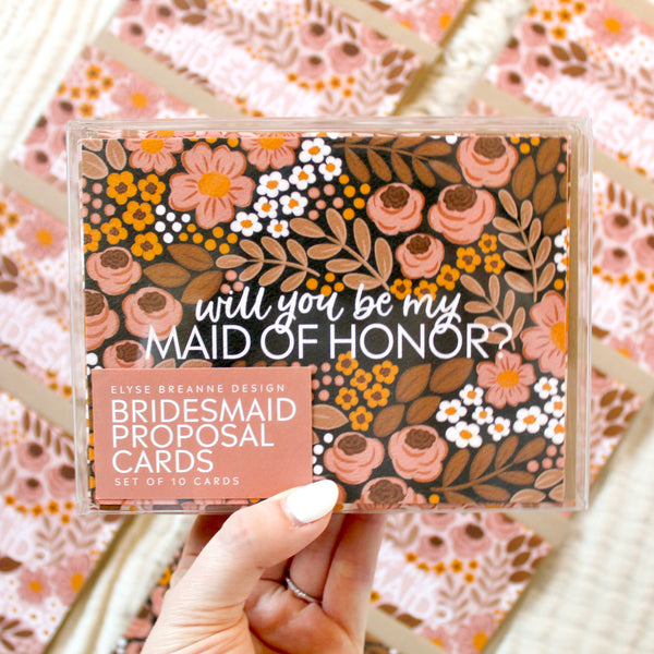 Maid Of Honor Proposal Cards & Templates - View #8