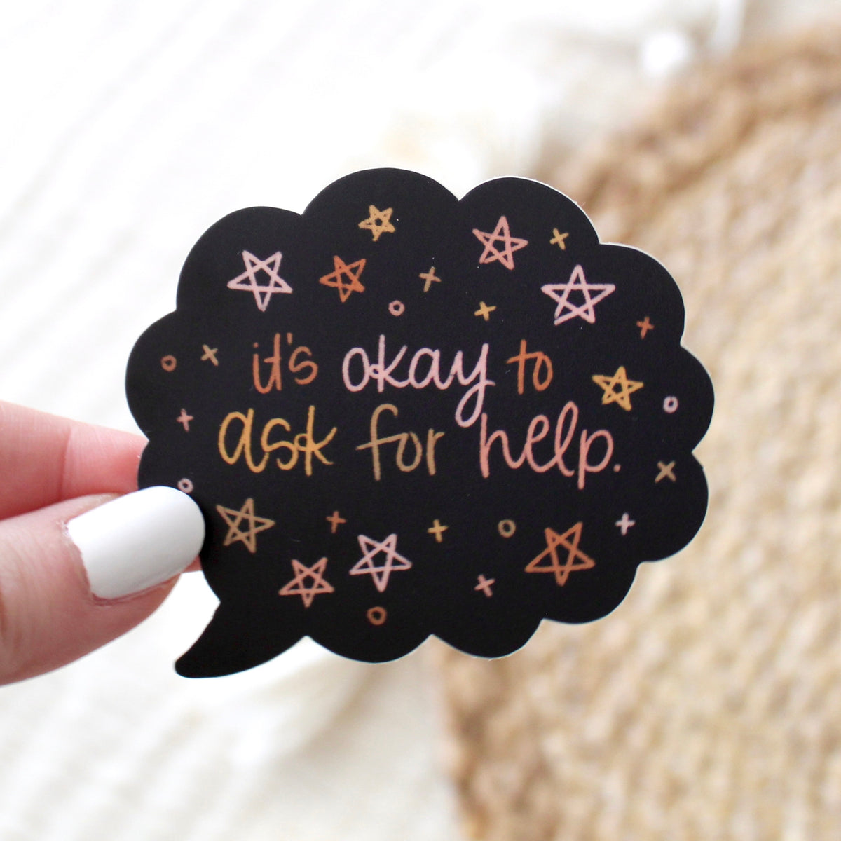 Waterproof Vinyl Sticker, 2.75x2.25"